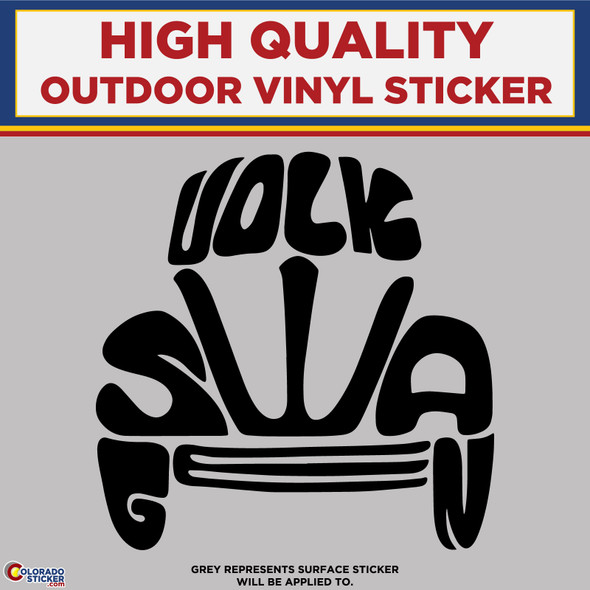 Volkswagen, Die Cut High Quality Vinyl Stickers New Colorado Sticker