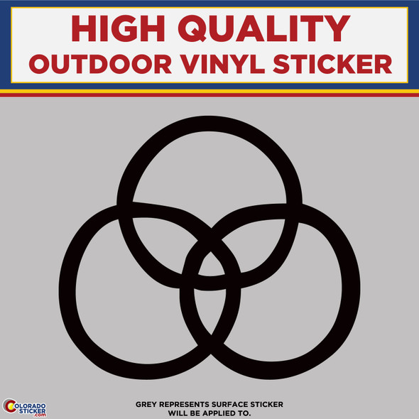 John Bonham Led Zeppelin, Die Cut High Quality Vinyl Stickers