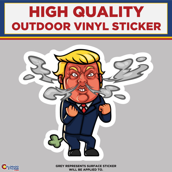 Trump Mad, High Quality Vinyl Stickers
