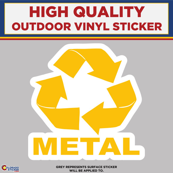 Metal Trash Can Waste Basket, High Quality Vinyl Stickers New Colorado Sticker