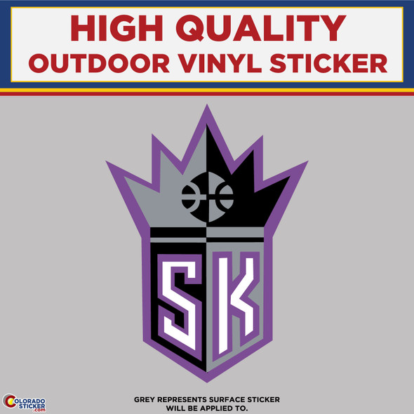 Sacramento Kings, High Quality Vinyl Stickers New Colorado Sticker