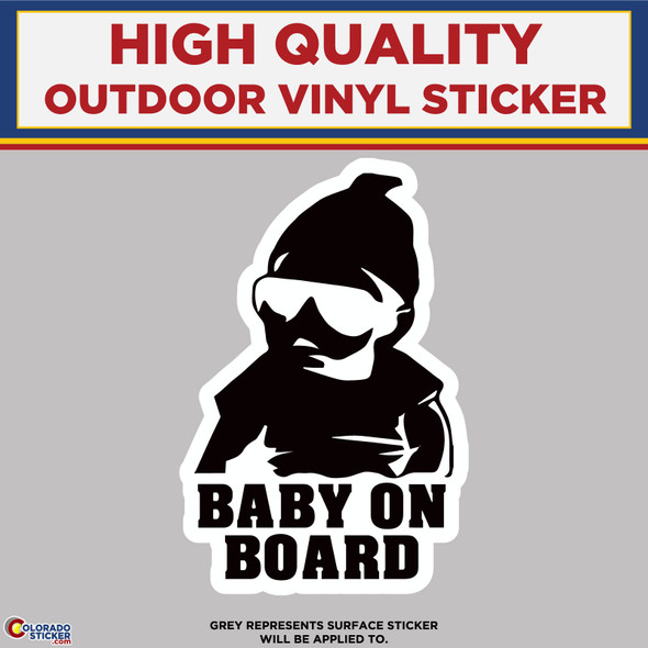 Baby on Board, High Quality Vinyl Stickers