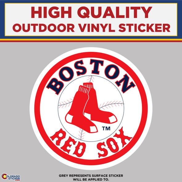 Boston Red Sox, High Quality Vinyl Stickers