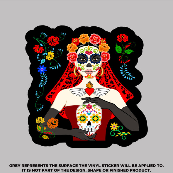 Day of The Dead, High Quality Vinyl Stickers Day of The Dead, High Quality Vinyl Stickers