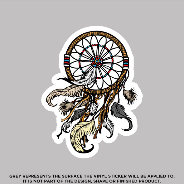 Colorful Dreamcatcher, High Quality Vinyl Stickers