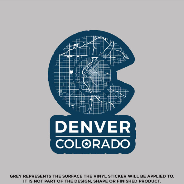 Denver Colorado High Quality Vinyl Stickers