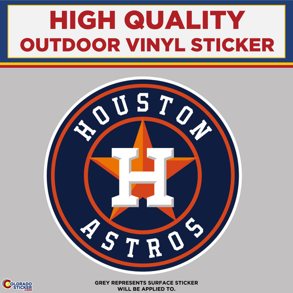 Houston Astros, High Quality Vinyl Stickers New Colorado Sticker
