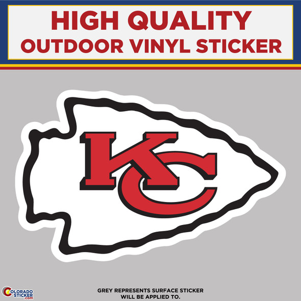 Chiefs, High Quality Vinyl Stickers New Colorado Sticker