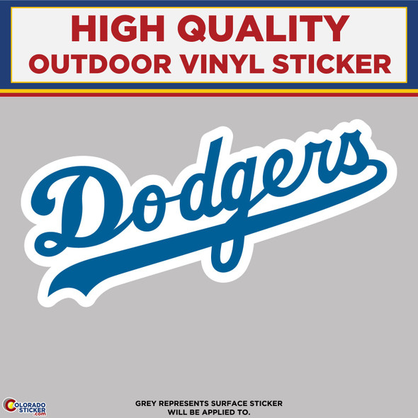 Los Angeles Dodgers, High Quality Vinyl Stickers
