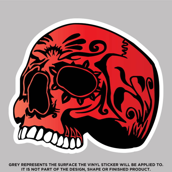 Red Skull,  High Quality Vinyl Stickers