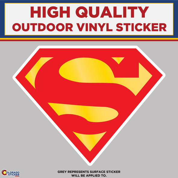 Superman, High Quality Vinyl Stickers New Colorado Sticker