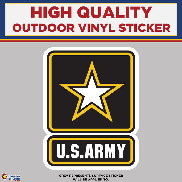 US Army, High Quality Vinyl Stickers physical New Shop All Stickers Colorado Sticker