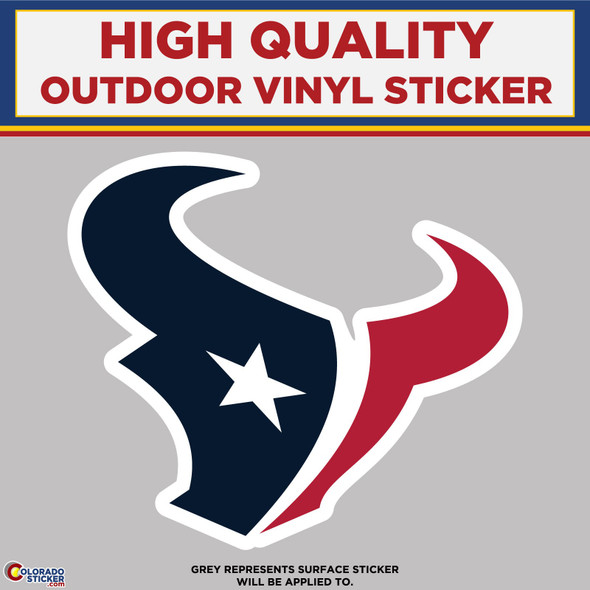 Houston Texans, High Quality Vinyl Stickers