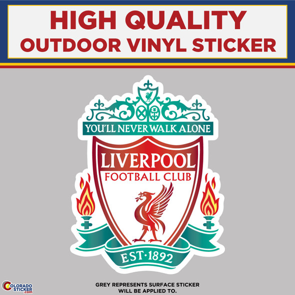 Liverpool Football Club, High Quality Vinyl Stickers physical New Shop All Stickers Colorado Sticker