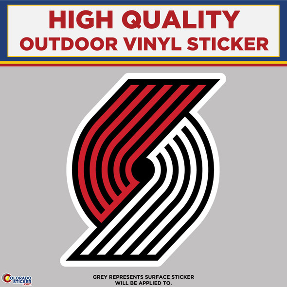 Portland Trailblazers, High Quality Vinyl Stickers