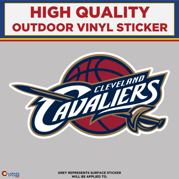 Cleveland Cavaliers, High Quality Vinyl Stickers