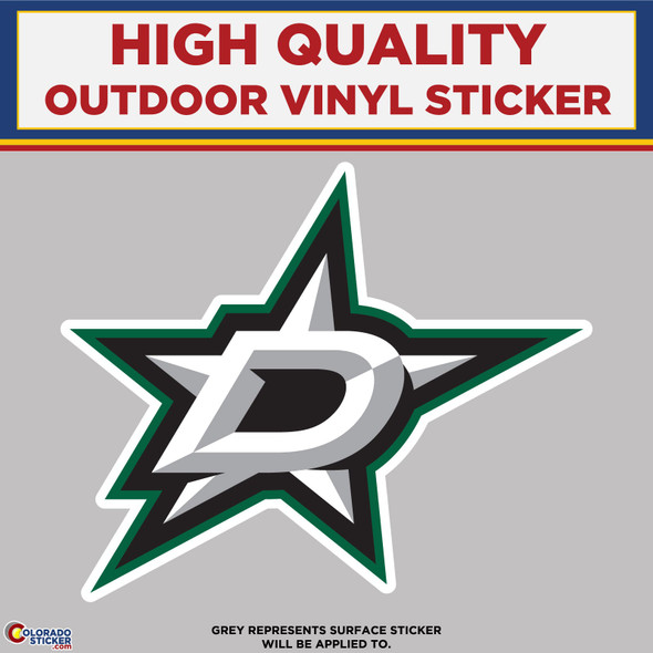 Dallas Stars, High Quality Vinyl Stickers physical New Shop All Stickers Colorado Sticker