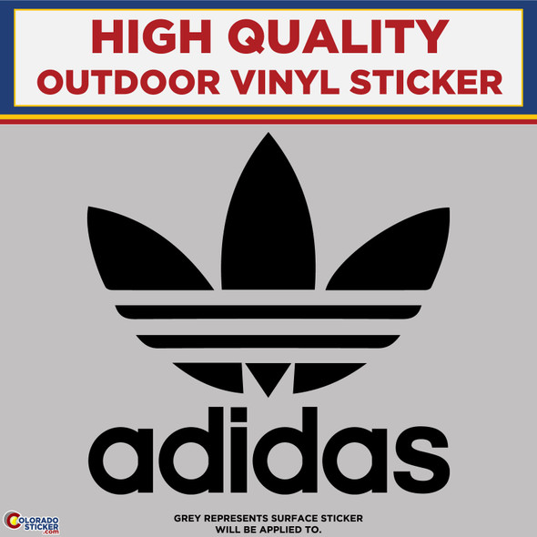 Like Adidas, Die Cut High Quality Vinyl Stickers