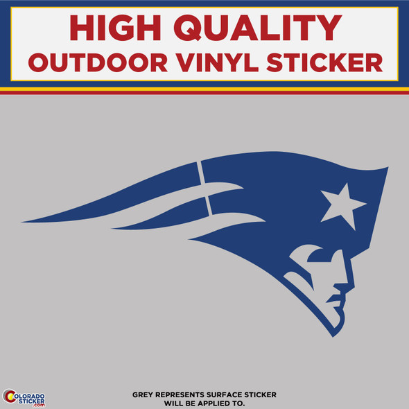 Patriots Die Cut, High Quality Vinyl Stickers