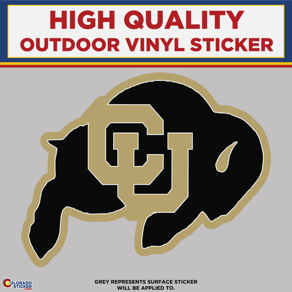 Colorado Buffaloes Ralphie, High Quality Vinyl Stickers New Colorado Sticker