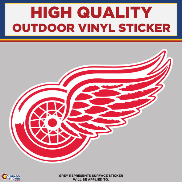 Detroit Red Wings, High Quality Vinyl Stickers New Colorado Sticker