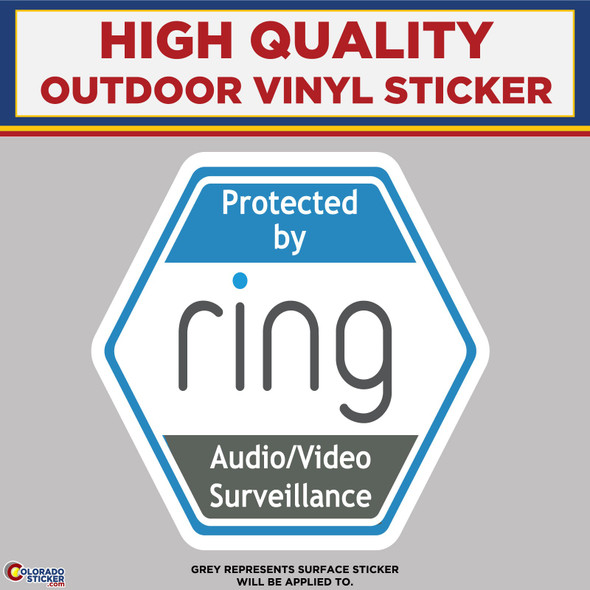 Ring Doorbell, High Quality Vinyl Stickers New Colorado Sticker
