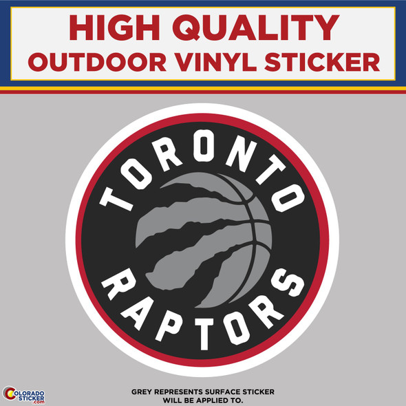 Toronto Raptors, High Quality Vinyl Stickers New Colorado Sticker