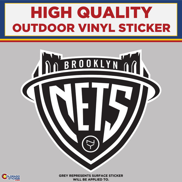 Brooklyn Nets, High Quality Vinyl Stickers