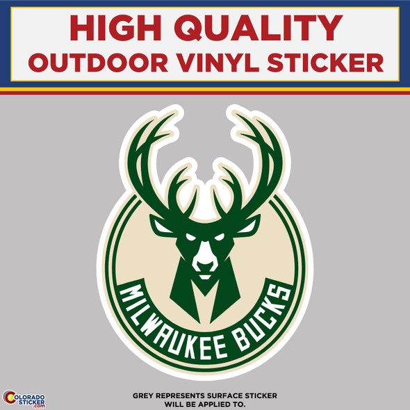 Milwaukee Bucks, High Quality Vinyl Stickers