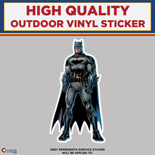 Retro Batman,  High Quality Vinyl Stickers