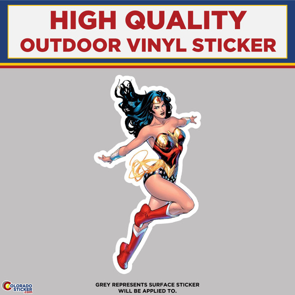 Wonder Woman, High Quality Vinyl Stickers