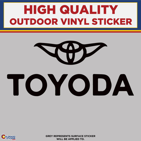Toyoda, Die Cut High Quality Vinyl Stickers