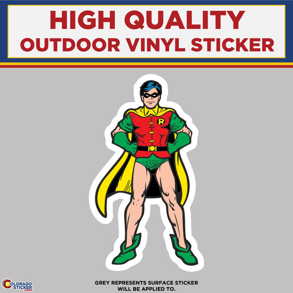 Robin from Batman, High Quality Vinyl Stickers New Colorado Sticker