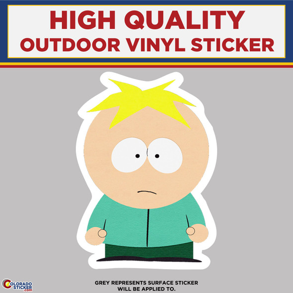 Butters From South Park, High Quality Vinyl Stickers