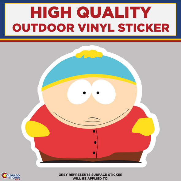 Eric Cartman From South Park, High Quality Vinyl Stickers physical New Shop All Stickers Colorado Sticker