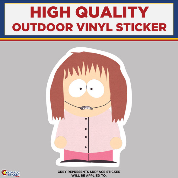 Shelley Marsh From South Park, High Quality Vinyl Stickers