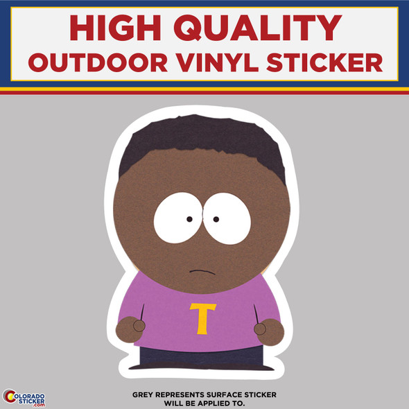Tolkien Black From South Park, High Quality Vinyl Stickers