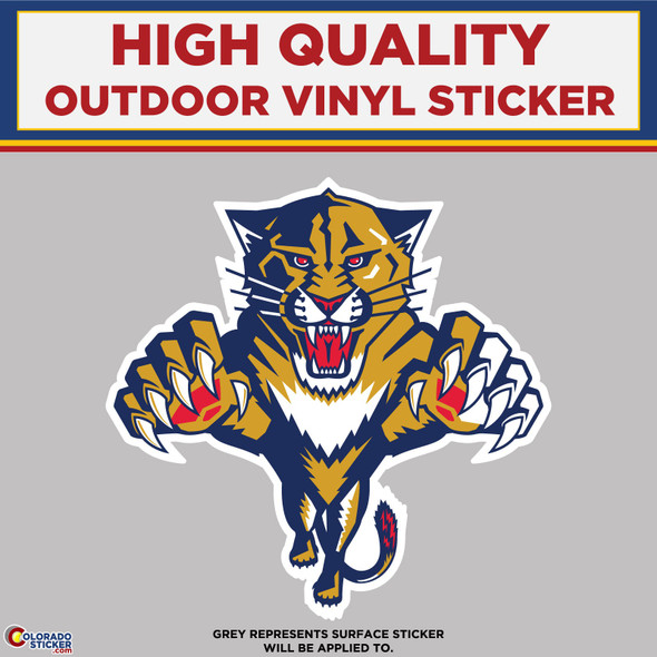 Florida Panthers, High Quality Vinyl Stickers