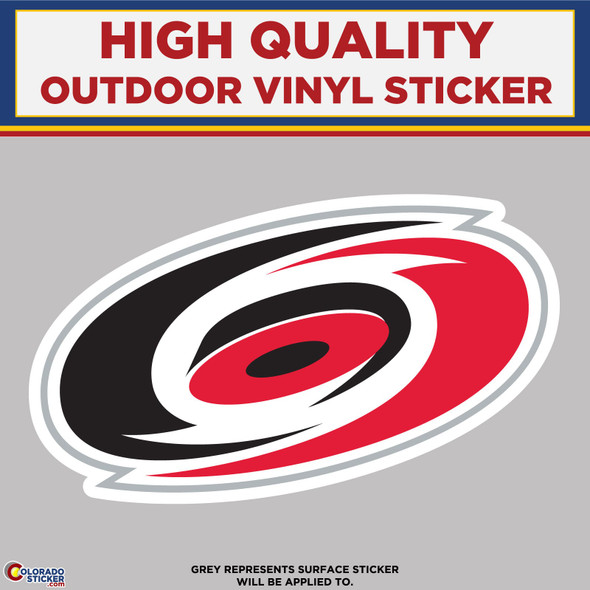 Carolina Hurricanes, High Quality Vinyl Stickers physical New Shop All Stickers Colorado Sticker