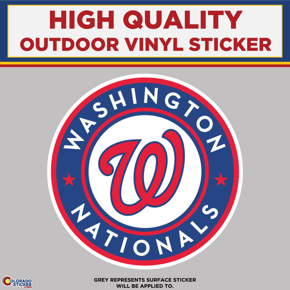 Washington Nationals, High Quality Vinyl Stickers New Colorado Sticker
