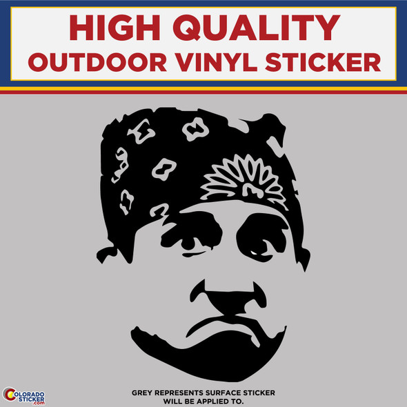 Michael Scott The Office, Die Cut High Quality Vinyl Stickers