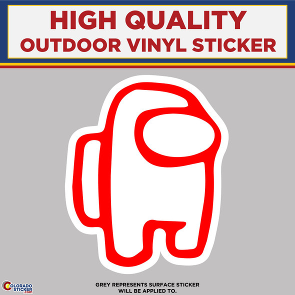 Among Us, High Quality Vinyl Stickers