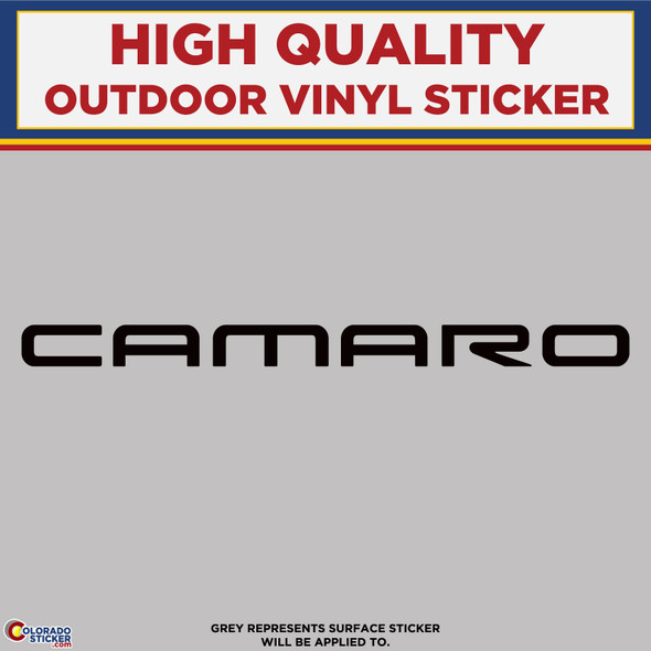 Camaro Logo, Die Cut High Quality Vinyl Stickers New Colorado Sticker