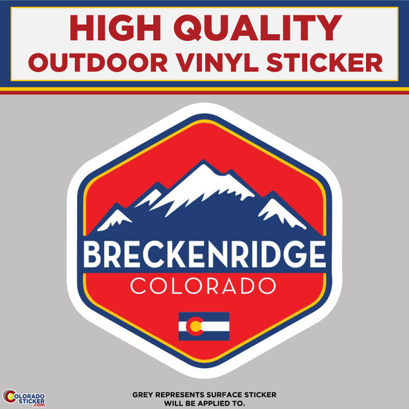 Breckenridge Colorado, High Quality Vinyl Stickers