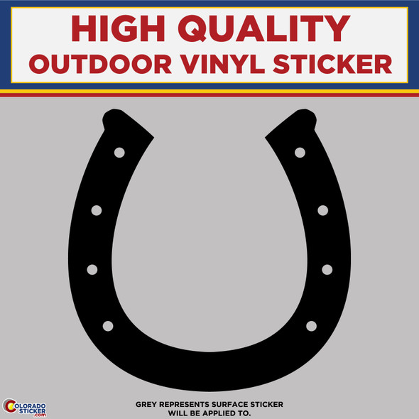 Horseshoe, Die Cut High Quality Vinyl Stickers New Colorado Sticker