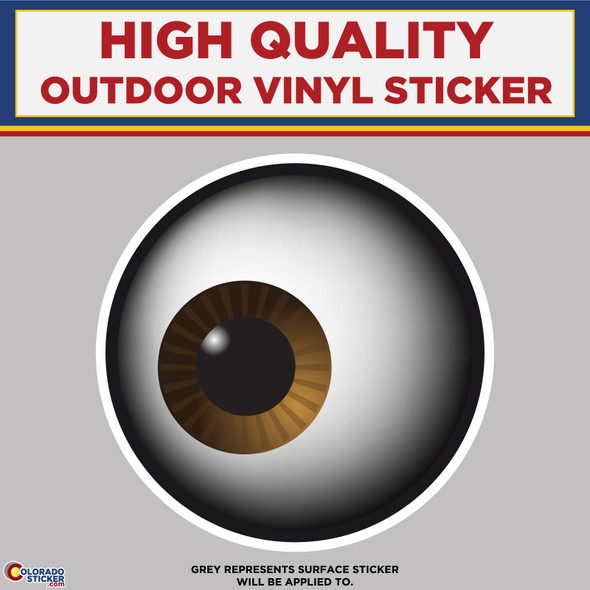 Eye Ball, High Quality Vinyl Stickers