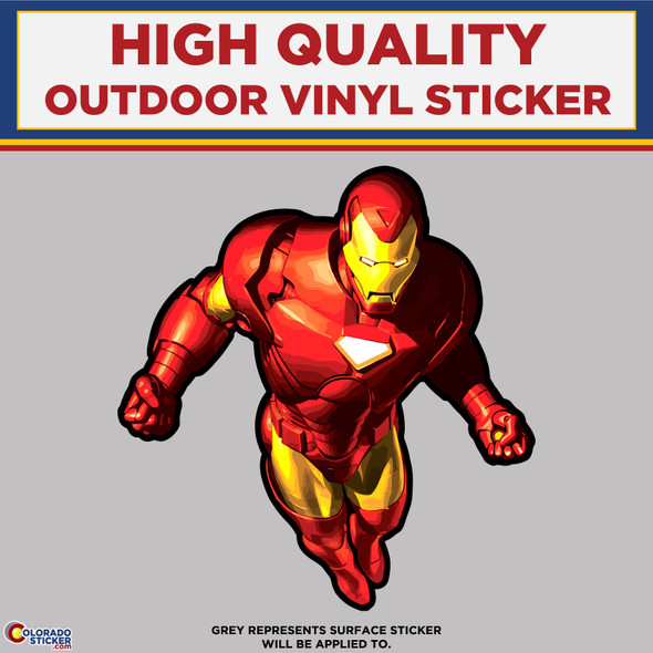 Iron Man, High Quality Vinyl Stickers physical New Shop All Stickers Colorado Sticker