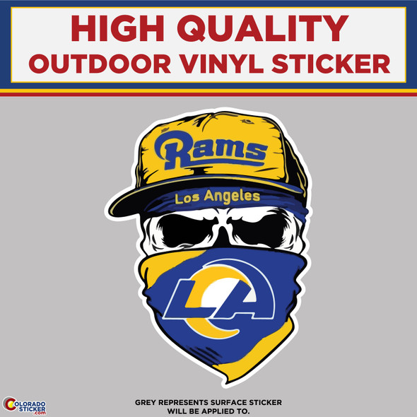 Rams Skull, High Quality Vinyl Sticker