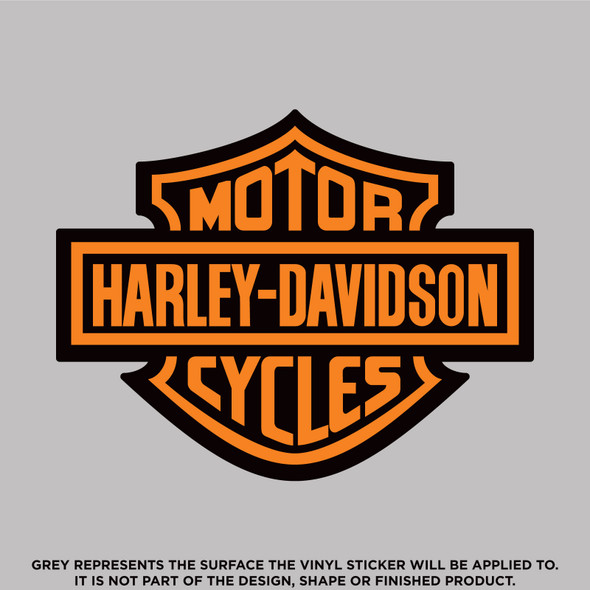 Harley Davidson Orange Logo