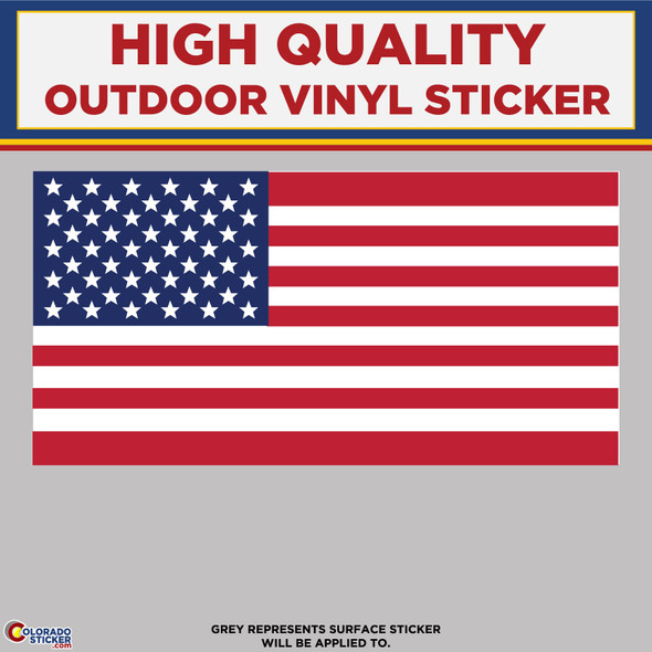 American Flag, US Flag, High Quality Vinyl Stickers